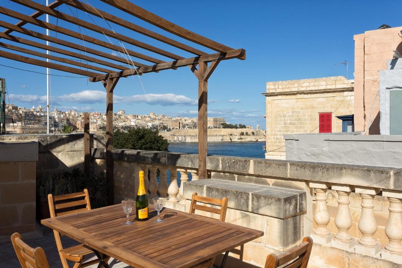 סנגלאה Traditional Maltese Townhouse, Roof Terrace And Views מראה חיצוני תמונה
